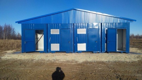 Наши работы: Урал, овощехранилище