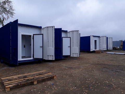 Наши работы: Урал, овощехранилище