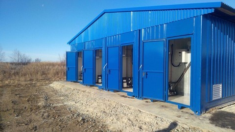 Наши работы: Урал, овощехранилище